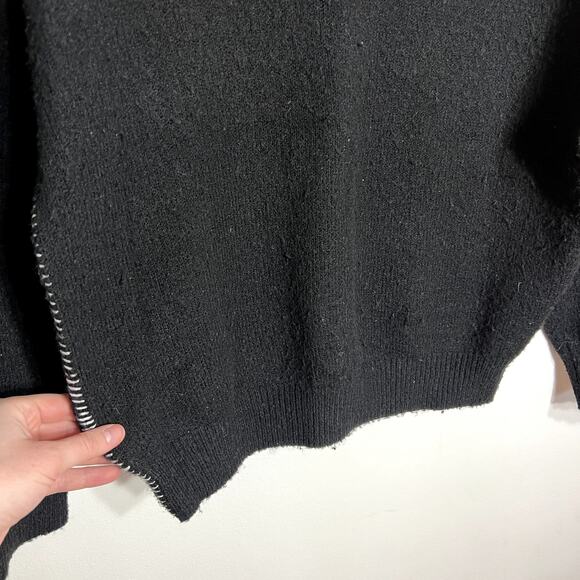Sundry Black Crew Neck Sweater - Picture 3 of 5
